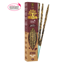 Encens Smudge Herbio – Myrrhe  20g – Certifié Ecocert