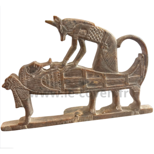 Statue de la Déesse Maât – Sculpture en Stéatite (30 cm)