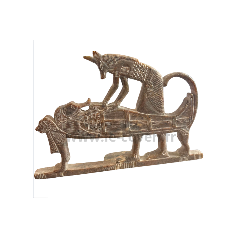 Statue de la Déesse Maât – Sculpture en Stéatite (30 cm)