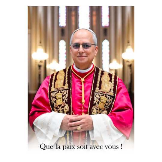 Poster Spirituel – Pape Léon XIV