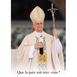 Poster – Pape Léon XIV en Blanc