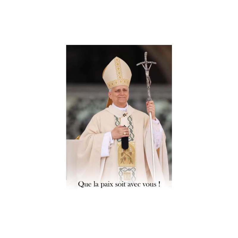 Poster – Pape Léon XIV en Blanc