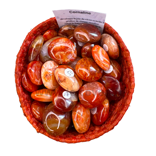 Cornaline – Pierre Roulée de Madagascar