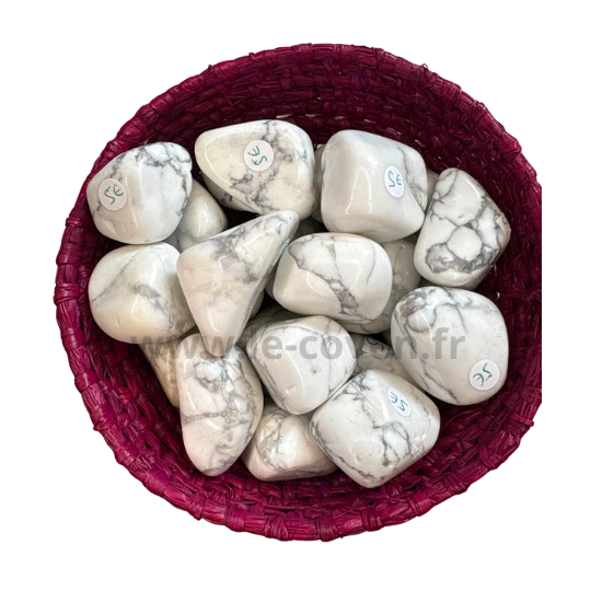 Howlite – Pierre Roulée