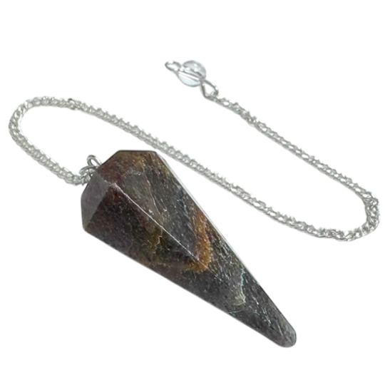 Pendule Marbre conique 6 faces