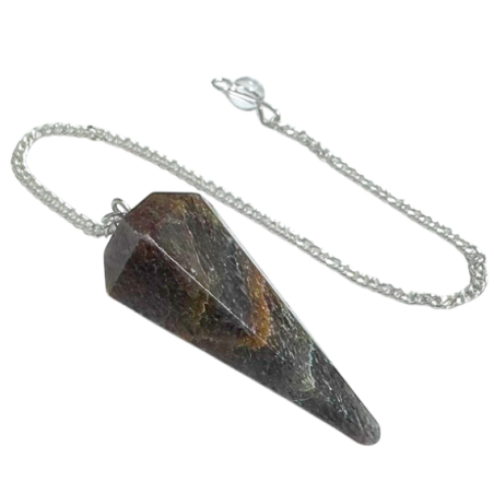 Pendule Marbre conique 6 faces