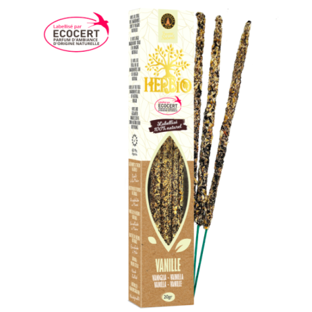 Encens Smudge Herbio – Vanille  20g – Certifié Ecocert