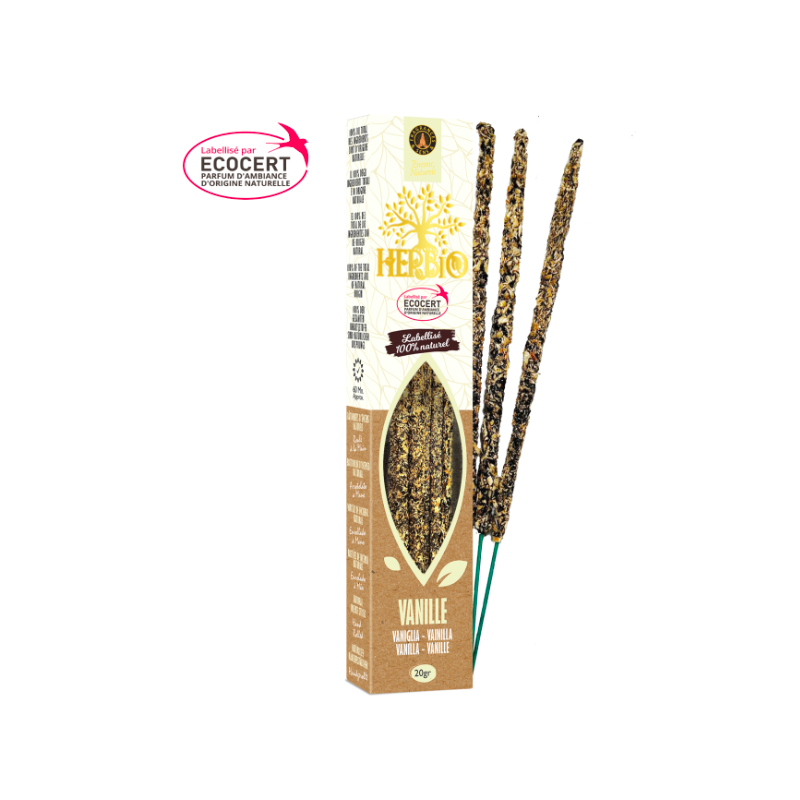 Encens Smudge Herbio – Vanille  20g – Certifié Ecocert