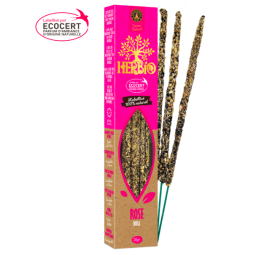 Encens Smudge Herbio – Rose 20g – Certifié Ecocert