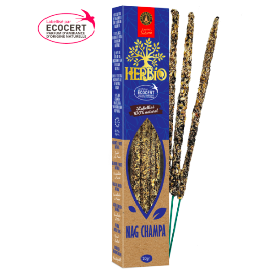 Encens Smudge Herbio –  Nag Champa 20g – Certifié Ecocert