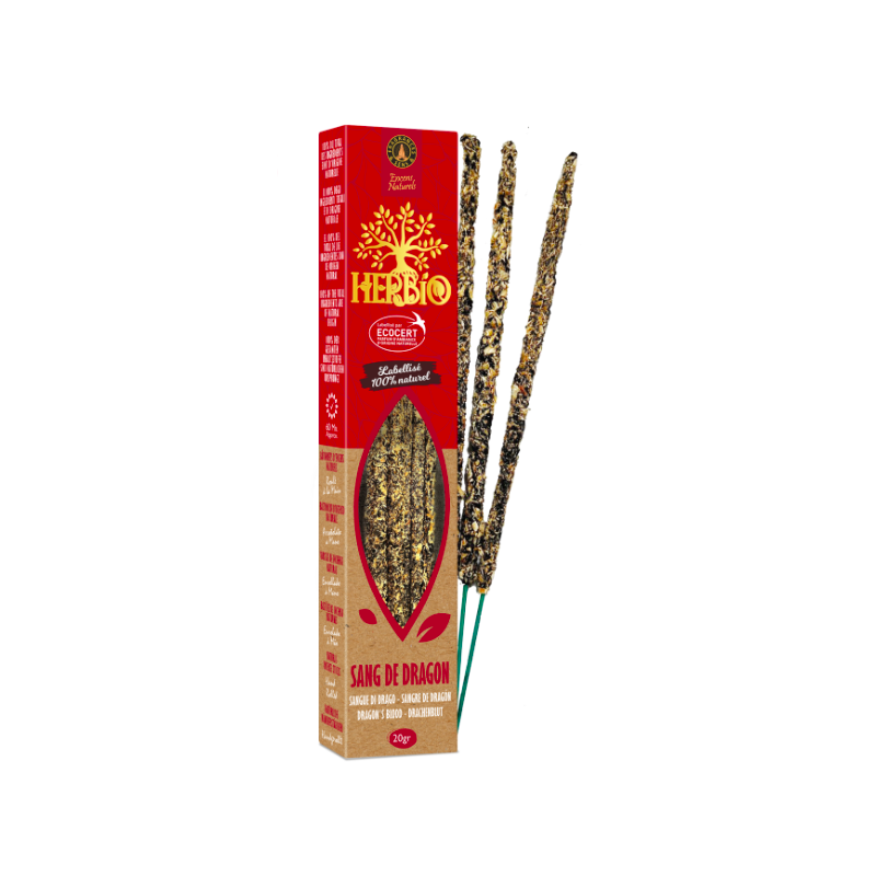 Encens Smudge Ecocert Herbio Sang de Dragon 20g