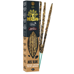 Encens Smudge Ecocert Herbio Musc Blanc 20g