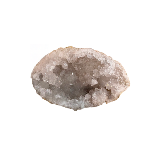 Demi Géode cristal de roche ( AAA )