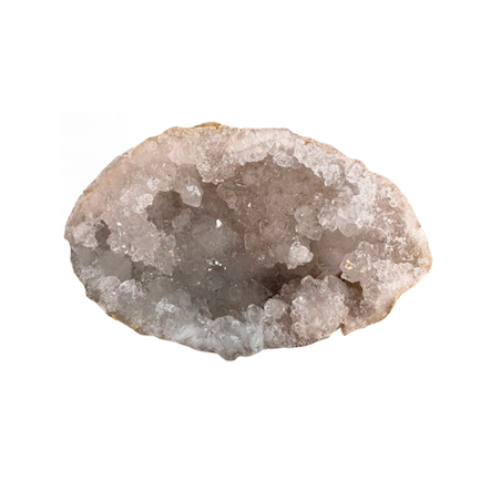 Demi Géode cristal de roche ( AAA )