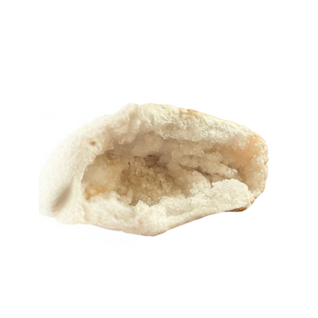 Demi  Géode cristal de roche ( A )