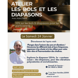 atelier les bols et les diapason ( Réservation )