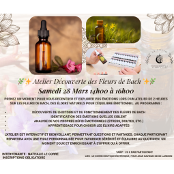 🌿✨ Atelier Découverte des Fleurs de Bach ✨🌿