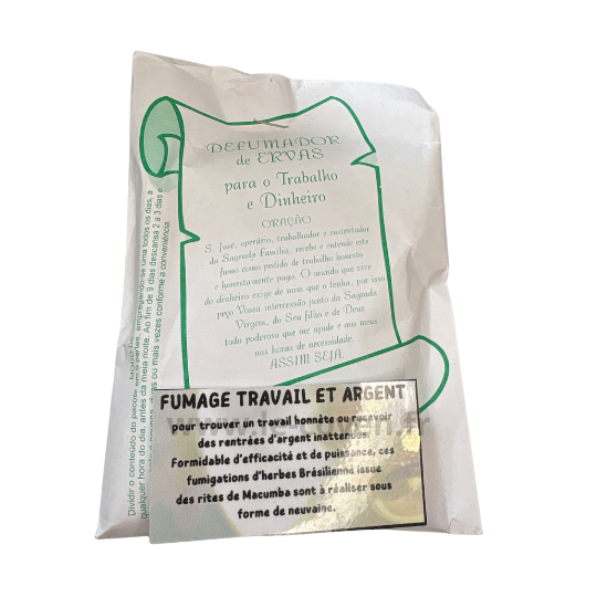 FUMAGE MACUMBA TRAVAIL ET ARGENT