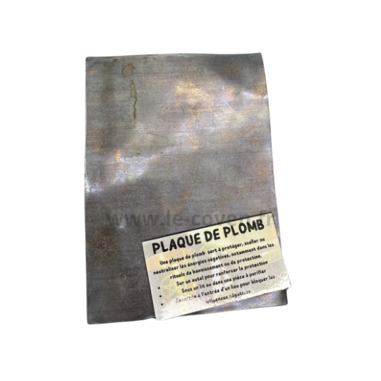 PLAQUE DE PLOMB